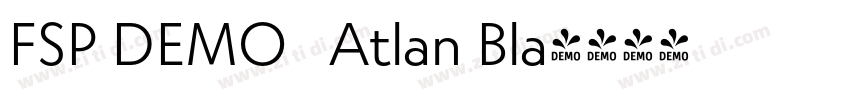 FSP DEMO   Atlan Bla字体转换